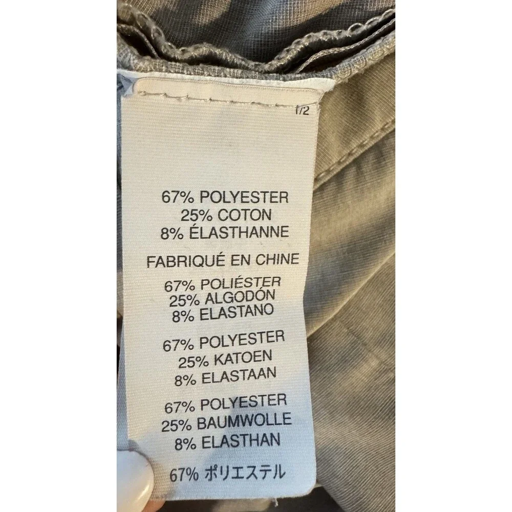 Vuori Fleet Shorts Men Beige Chino Pockets Flat Front Outdoor Size 34